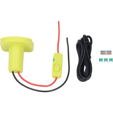 Adaptateur de batterie avec fusion de 30 ampères, câble d'alimentation cc 16awg, pour Mini Dish P102 P103 P104 P105 P106 P107 P108 P109, Batteries Li 18V. (1/5)