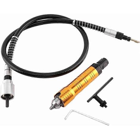Outil rotatif à arbre flexible de 6 mm avec mandrin à clé de 0,5 à 6,5 mm, meuleuse électrique (1/5)