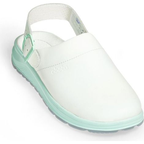 Medizinische Clog ACTIVE 85081 weiß perforiert mit Schnalle Gr.40 (1/4)