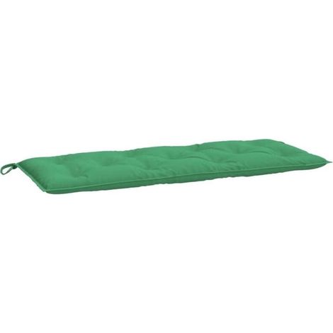 Coussin de banc exterieur vert 120x50x7 cm en tissu Oxford impermeable vidaXL, rembourrage confortable pour meubles de jardin, lot unique (1/3)