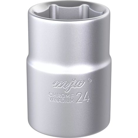 Vaso de 3/4 de pulgada para tornillos de acero CRV hexagonal de 24 mm (1/4)