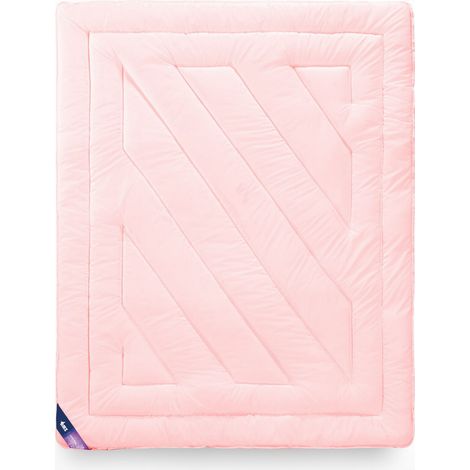 Couette d'hiver chaude 135 x 200 cm AMZ en microfibre rose français