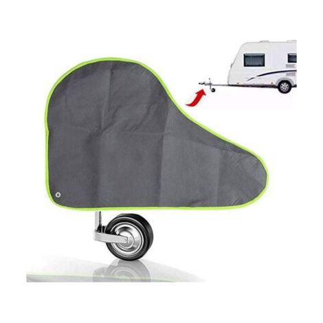 Gris Housse de Timon remorques, Housse de Protection pour caravanes et remorques Attelage Universelle Couverture de remorquage Housse pour Tête d'attelage de Caravane Remorque (1/5)