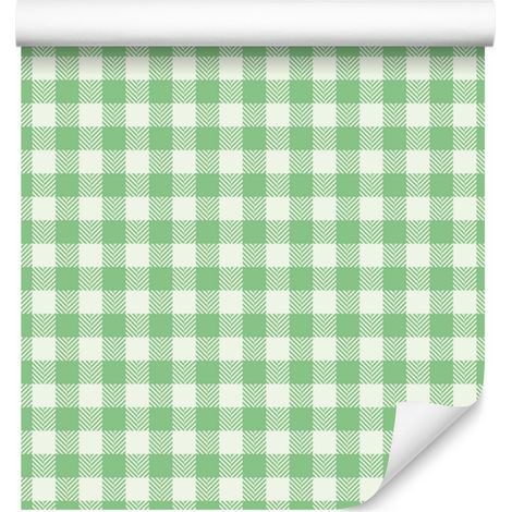 Tapete mit mintfarbenem Stoffmuster, mintfarbener Hintergrund für Wohn- und Schlafzimmer, 50 x 1000 cm (1/5)