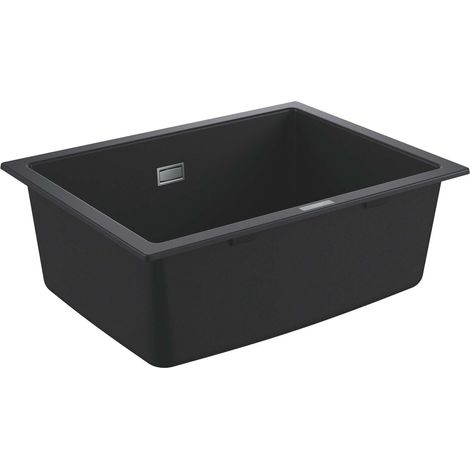 Grohe Lavelli - Lavello composito K700 con sistema di scarico, 61x46 cm, granito nero 31655AP0 (1/5)