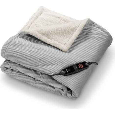 Couverture chauffante Beurer HD 81 Green Planet Gris