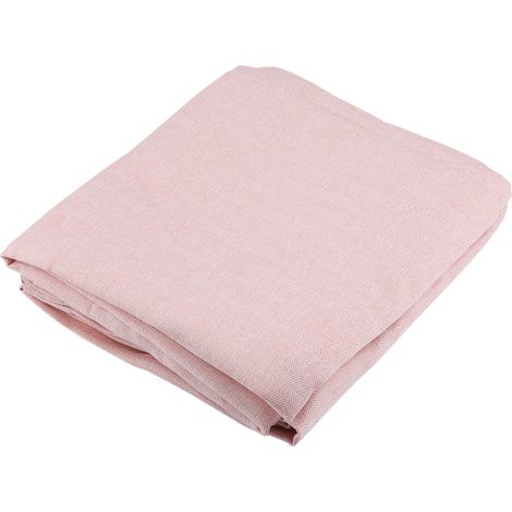 2 pièces rideaux en polyester anti-moisissure occultants chambre salon rose 229x229 cm (1/5)