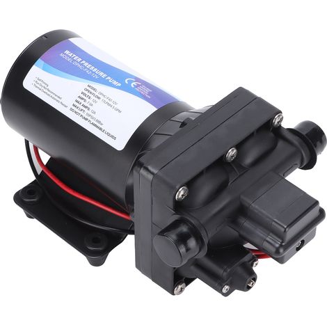 Pompe à membrane électrique 12 V auto-amorçante automatique pour camping-car, yacht, bateau et jardin (1/5)