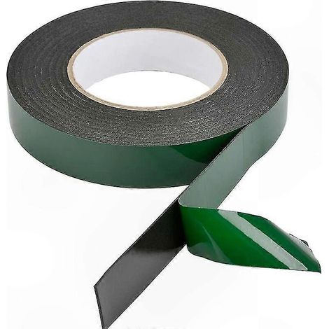 Doppelseitiges PE-Schaumklebeband, 25 mm x 10 m, wasserfestes Schwammklebeband zum Befestigen und Verkleben (1/5)