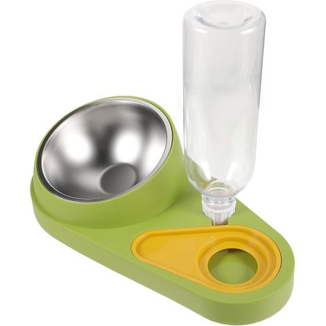 Wasserspender für kleine Hunde, Schüsseln für kleine Hunde, Plastikschüsseln für Welpen, Katzenschüsseln mit Wasserspender, Schüsseln für Kätzchen, (1/5)