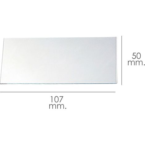 Klare Scheibe 107x50 mm für Wolfpack Schweißschutzfilter