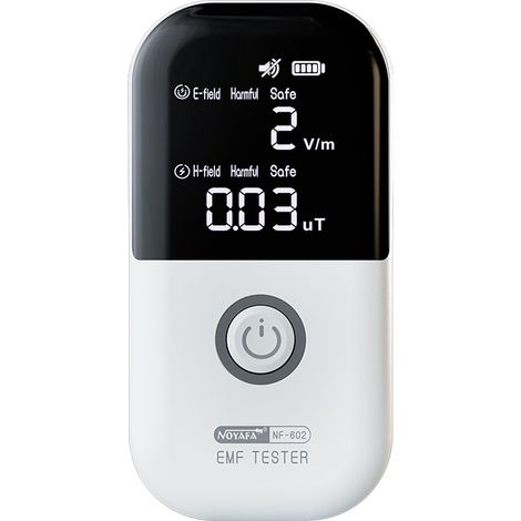 Détecteur de rayonnement électromagnétique domestique Noyafa NF-602S avec fonction d'alarme sonore et visuelle automatique. (1/5)