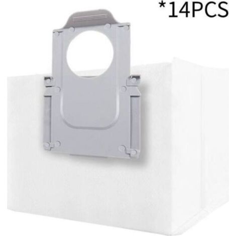 Paquete de 14 bolsas para aspiradoras Roborock S8 MaxV Ultra/Qrevo Master/Qrevo S/Qrevo Pro/Qrevo Edge/Qrevo Slim/Qrevo MaxV/Qrevo Curv/Qrevo Plus/Q Revo/Saros 10R -Crezuo