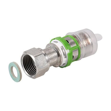 Manchon laiton droit multicouche à visser - Ecrou tournant 3/4' - Diamètre 16 mm