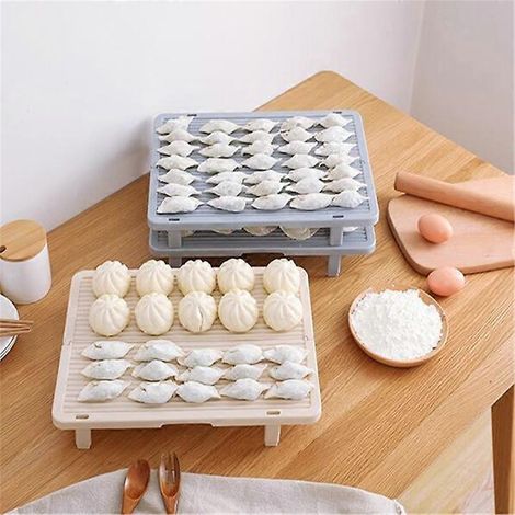Napperon à raviolis Creative Home, rideau de cuisine pliable, napperon à raviolis, dessous de plat à raviolis, plateau à raviolis (1/2)