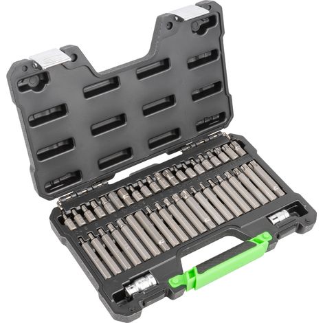 ESTUCHE DE 42 PIEZAS PARA TORNILLOS DE 12 Y 6 CANTOS - INVIOLABLE JBM50985 (1/4)