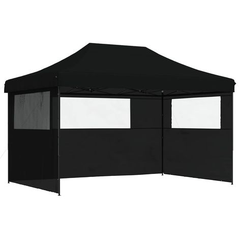 Party-Zelt Schwarz 292 x 440 x 315 cm Oxford-Stoff vidaXL