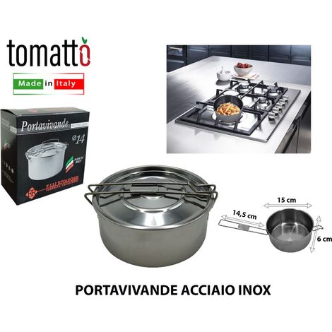 Pietanziera portapranzo in acciaio inox lusso 14 cm rivadossi