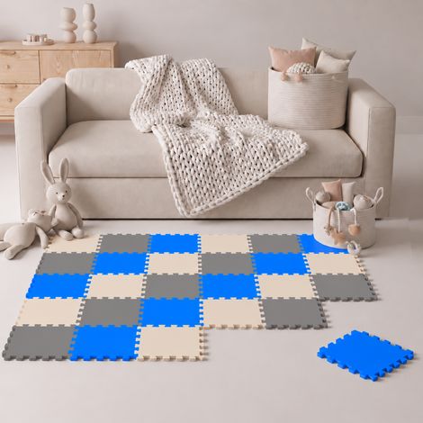 27 Teile Baby Kinder Puzzlematte ab Null - 30x30 Puzzle Spielmatte Krabbelmatte (1/5)