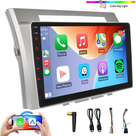 Autoradio 9" compatible CarPlay pour Toyota Corolla Verso 2003-2009, Android Auto, Bluetooth, RDS, USB