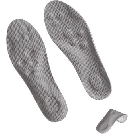 Semelles Orthopédiques, Respirantes et Amortissantes, Chaussures Sportives, Absorption des Chocs, Antidérapante et Anti Glisse, Confort Homme (43-44) (Noir) (1/5)