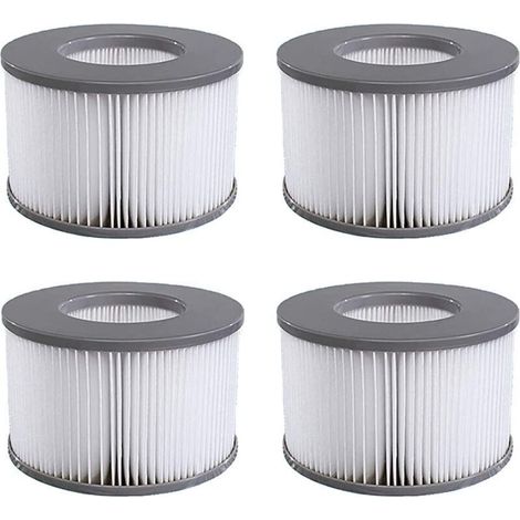 CSPARKV Lot de 4 Cartouches filtrantes de Rechange pour Piscine Gonflable pour Whirlpoal (1/3)