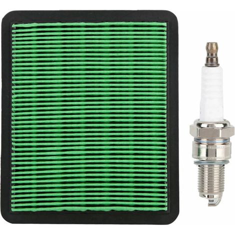 Luftfilter- und Zündkerzensatz für Honda GC135, GC160, GCV135, GCV140, GCV160 – Filterabmessungen: 131 x 114 x 23 mm – Ersetzt die Teilenummern: 17211-ZL8-000, 17211-ZL8-003, 17211-ZL8-013
