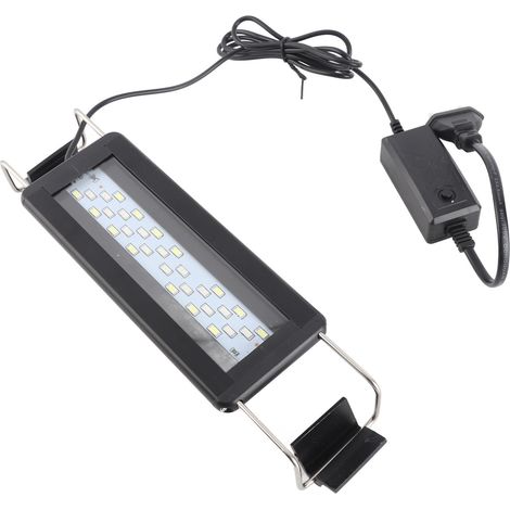 Éclairage LED pour aquarium à couleurs changeantes avec supports extensibles, noir, prise UE 220 V (1/5)