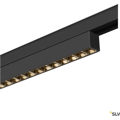 Systèmes rail 48V IN-LINE 22 48V TRACK réflecteur darklight DALI spot noir 73W 2700k IRC90 - SLV 1006627 (1/2)