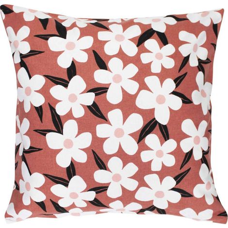 Housse de Coussin "Darcy" 40x40cm Terracotta (1/4)