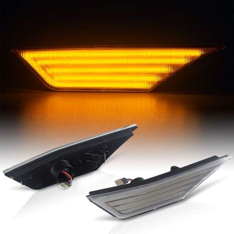 KIT LUCI TARGA A LED 2 PEZZI COMPATIBILE CON Honda Civic / EP EU EV 2001-2006 / FD 2006-2012 / VETRO TRASPARENTE/ LED 6000K EFFETTO XENON / CAN-BUS, PLUG AND PLAY
