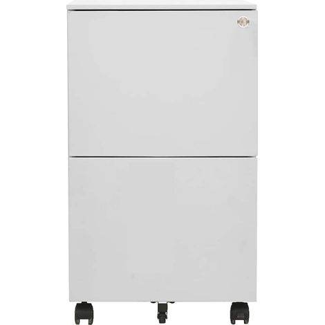Maison Exclusive - Armario archivador acero gris claro 39x45x67 c (1/5)