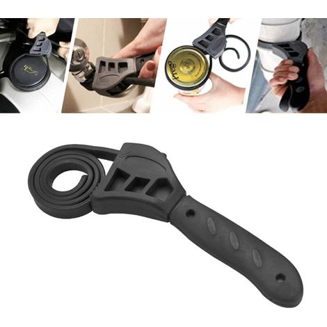 Rubber Strap Wrench Strap Wrench Loosening Filter Anti-slip Strap Adjustable Anti-wear Wrench for Bottle Opener Car Repair Tools Oil Filter