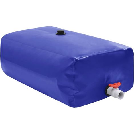 Serbatoio d'acqua pieghevole con rubinetto, 1000 L, in PVC (1/5)