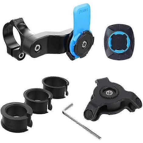 Support de téléphone Quad Lock pour moto et vélo, avec amortisseur de vibrations et verrouillage automatique (1 pièce)