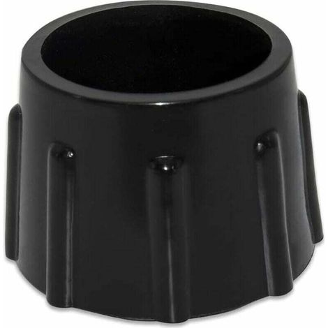 Lot de 4 patins antidérapants en caoutchouc synthétique pour meubles ronds, diamètre 35 mm (3,5 cm), noirs.