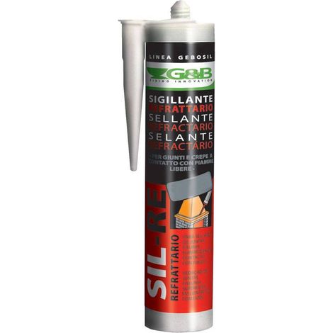 SILICONE REFRATTARIO colore grigio ml 310