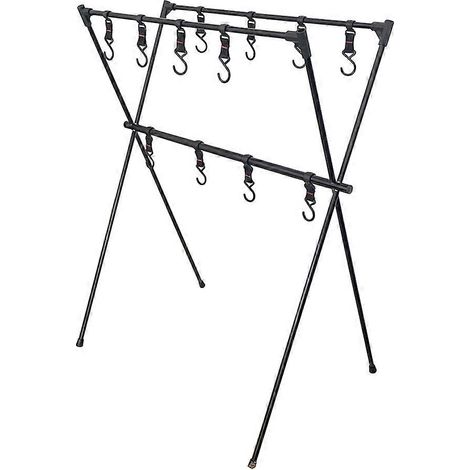 Cintre de camping léger et multifonctionnel, porte-vêtements, cintre pour pique-nique, support triangulaire pour barbecue (1/5)