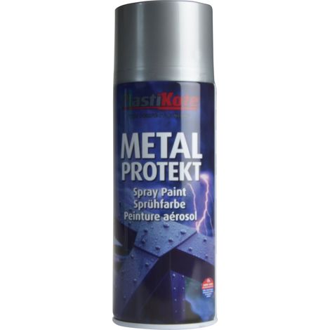 PlastiKote Metal Protekt Spray Aluminum 400ml - Rust-Resistant Protective Coating for Metal Surfaces (1/2)