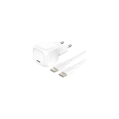 Belkin Chargeur secteur USB-C cubic 20W Belkin Chargeur secteur USB-C cubic 20W avec câble C-C 1m, blanc (1/5)