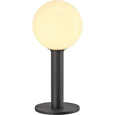 Borne extérieure GLOO PURE 44 gris E27 23W max IP44 - SLV - 1002000