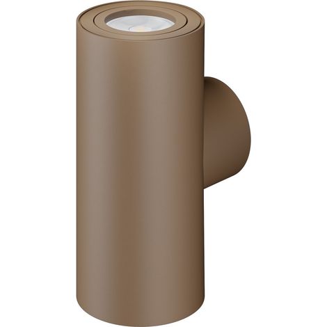 Applique Murale Double 38° Gu10 160 Mm - Finition Corten - Éclairage Intérieur Led Double Faisceau - Beneito & Faure (1/4)