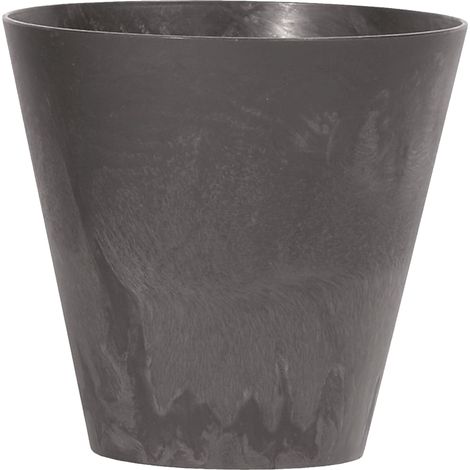 Prosperplast Blumentopf TUBUS Betoneffekt Anthrazit 40 cm