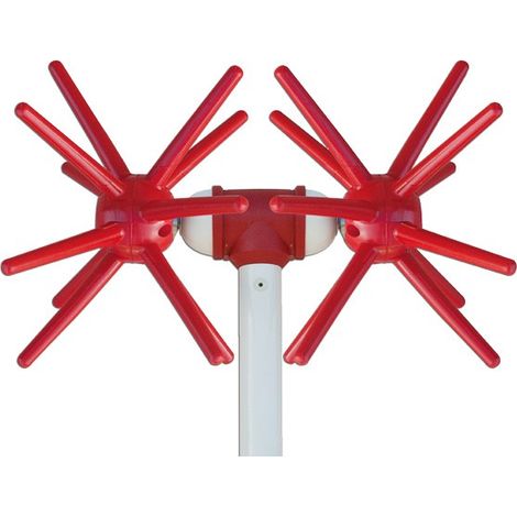Abbacchiatore Scuotitore Elettrico Briolivo X4 Rotante Vibrante 24 Dita 12 Volt