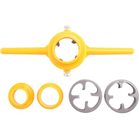 1 Pièces Kit de Filière de Filetage de Tuyau en Plastique, de Clés de Filière de Tuyau en Plastique de Filière d'eau, Outil de Plomberie D'Enfileur de Tuyau en PVC (1/5)