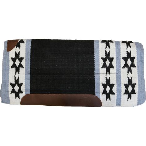 Marron - Modèle occidental Raja en tissu navajo résistant avec rembourrage et renforts en cuir lisse (1/5)