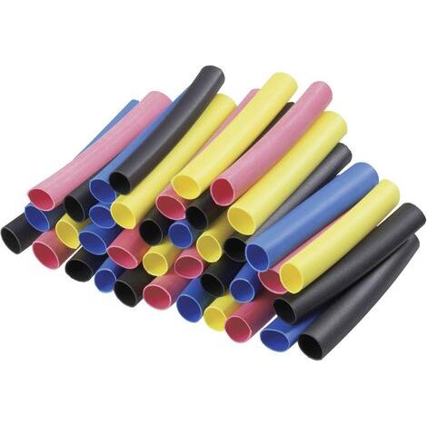 Assortiment de gaines thermorétractables 2:1 DSG Canusa 8011050990 Ø intérieur nominal (avant réduction): 4.80 mm 40 pc
