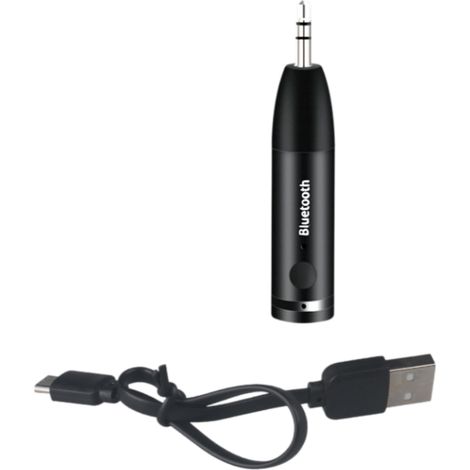 Récepteur Bluetooth 5.0, adaptateur audio sans fil mini avec prise jack 3,5 mm pour voiture/maison, streaming musical, appels mains libres (1/5)