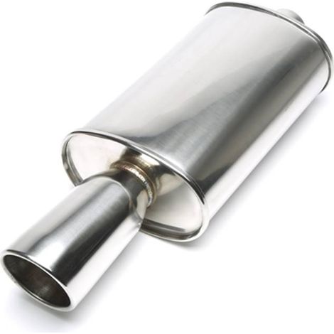 Silencieux arrière sport universel inox TA Technix 100mm rond / biseaute-27480569