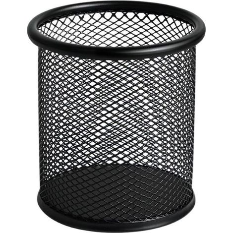 Metal mesh pen holder multifunctional large-capacity office desktop storage box student storage pen barrel (1/5)